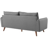 Revive Upholstered Fabric Sofa Light Gray EEI-3092-LGR