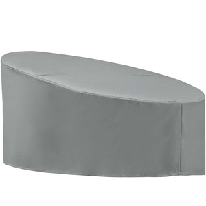 Immerse Siesta and Convene Canopy Daybed Outdoor Patio Furniture Cover Gray EEI-3132-GRY