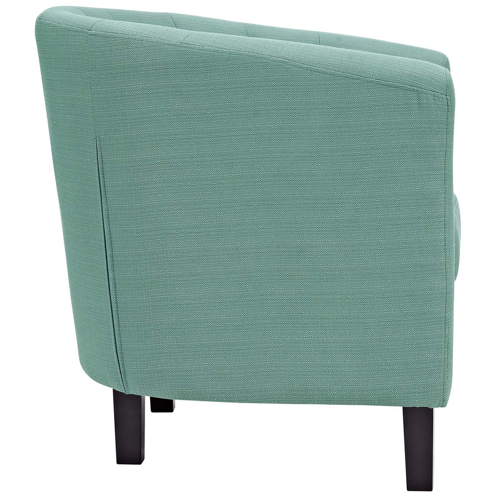 Prospect 2 Piece Upholstered Fabric Loveseat and Armchair Set Laguna EEI-3148-LAG-SET