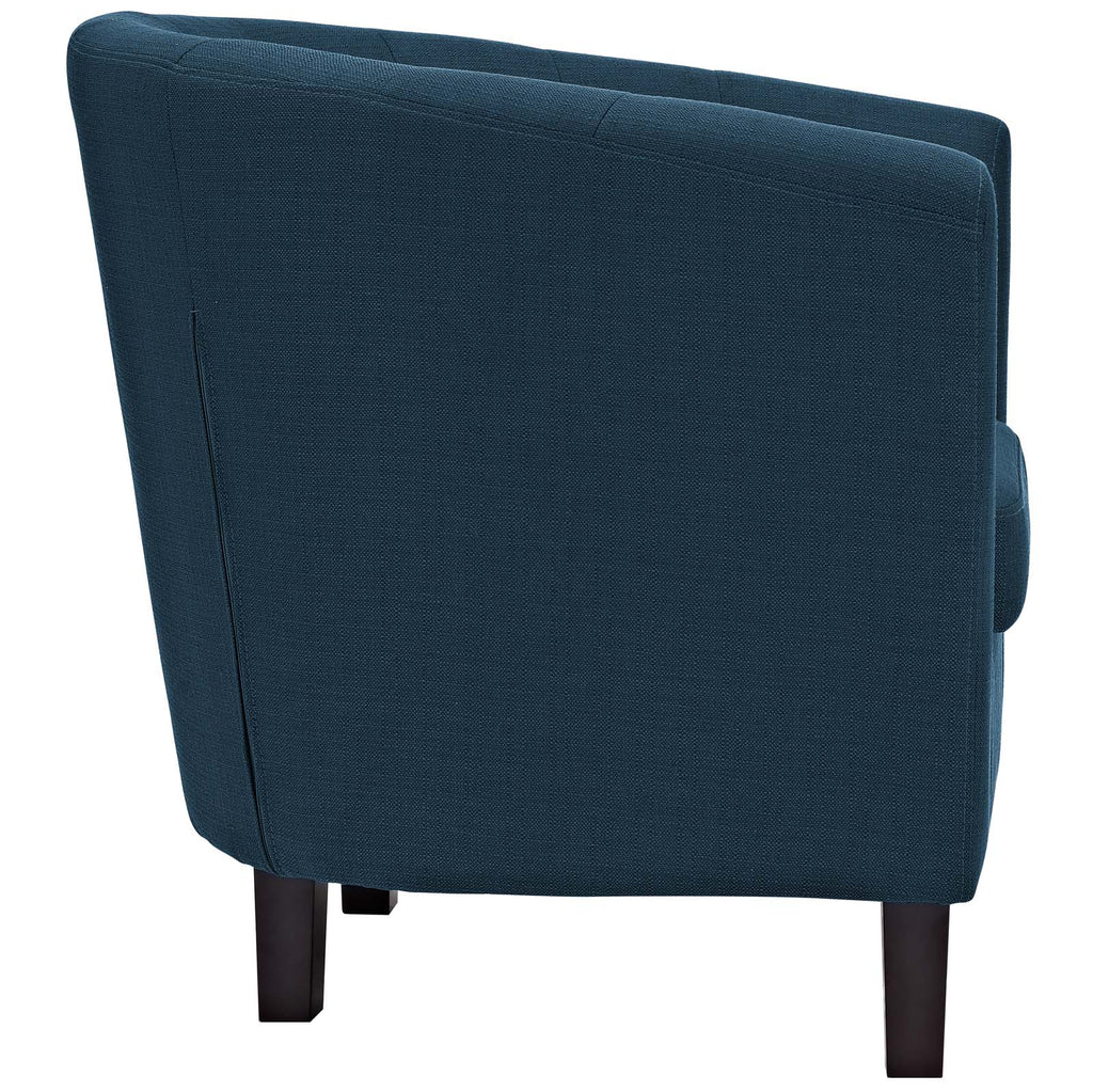 Prospect 3 Piece Upholstered Fabric Loveseat and Armchair Set Azure EEI-3149-AZU-SET