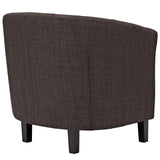 Prospect 2 Piece Upholstered Fabric Armchair Set Brown EEI-3150-BRN-SET