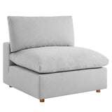Modway Furniture Commix Down Filled Overstuffed Armless Chair XRXT Light Gray EEI-3270-LGR