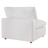 Modway Furniture Commix Down Filled Overstuffed Armless Chair XRXT Pure White EEI-3270-PUW