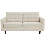 Empress Sofa and Loveseat Set of 2 Beige EEI-3317-BEI