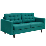 Empress Sofa and Loveseat Set of 2 Teal EEI-3317-TEA