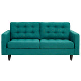 Empress Sofa and Loveseat Set of 2 Teal EEI-3317-TEA