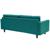 Empress Sofa and Loveseat Set of 2 Teal EEI-3317-TEA