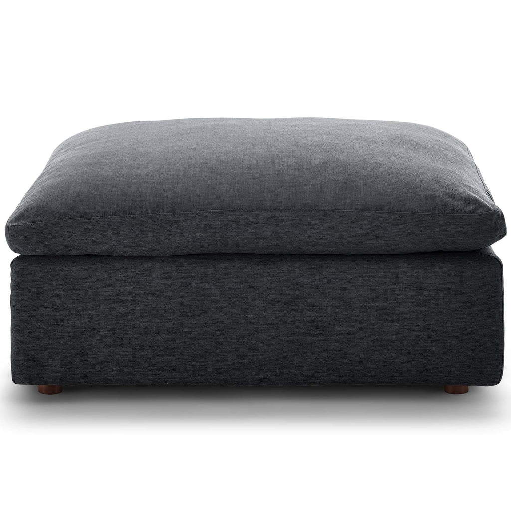 Commix Down Filled Overstuffed Ottoman Gray EEI-3318-GRY