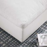 Modway Furniture Commix Down Filled Overstuffed Ottoman XRXT Pure White EEI-3318-PUW