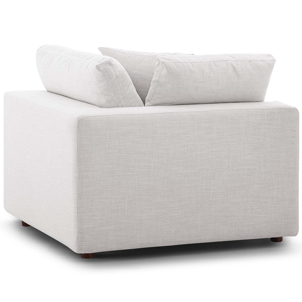 Modway Furniture Commix Down Filled Overstuffed Corner Chair Beige 40 x 40 x 35