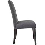 Confer Dining Side Chair Fabric Set of 2 Gray EEI-3325-GRY