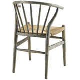 Flourish Spindle Wood Dining Side Chair Gray EEI-3338-GRY