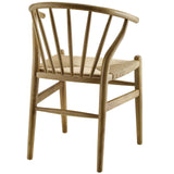Flourish Spindle Wood Dining Side Chair Natural EEI-3338-NAT