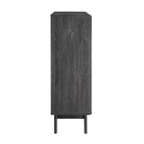 Render Three-Tier Display Storage Cabinet Stand Charcoal EEI-3343-CHA