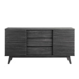 Render 63" Sideboard Buffet Table or TV Stand Charcoal EEI-3344-CHA