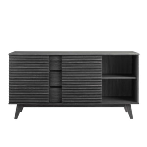 Render 63" Sideboard Buffet Table or TV Stand Charcoal EEI-3344-CHA