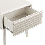 Render End Table White EEI-3345-WHI