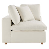 Modway Furniture Commix Down Filled Overstuffed 2 Piece Sectional Sofa Set XRXT Light Beige EEI-3354-LBG