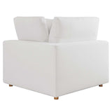 Modway Furniture Commix Down Filled Overstuffed 2 Piece Sectional Sofa Set XRXT Pure White EEI-3354-PUW