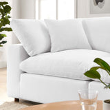 Modway Furniture Commix Down Filled Overstuffed 2 Piece Sectional Sofa Set XRXT Pure White EEI-3354-PUW