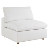 Modway Furniture Commix Down Filled Overstuffed 3 Piece Sectional Sofa Set XRXT Pure White EEI-3355-PUW