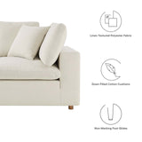 Modway Furniture Commix Down Filled Overstuffed 4 Piece Sectional Sofa Set XRXT Light Beige EEI-3357-LBG