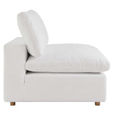 Modway Furniture Commix Down Filled Overstuffed 5 Piece Sectional Sofa Set XRXT Pure White EEI-3358-PUW