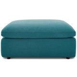 Commix Down Filled Overstuffed 5 Piece Sectional Sofa Set Teal EEI-3358-TEA