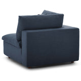 Commix Down Filled Overstuffed 5-Piece Armless Sectional Sofa Azure EEI-3360-AZU