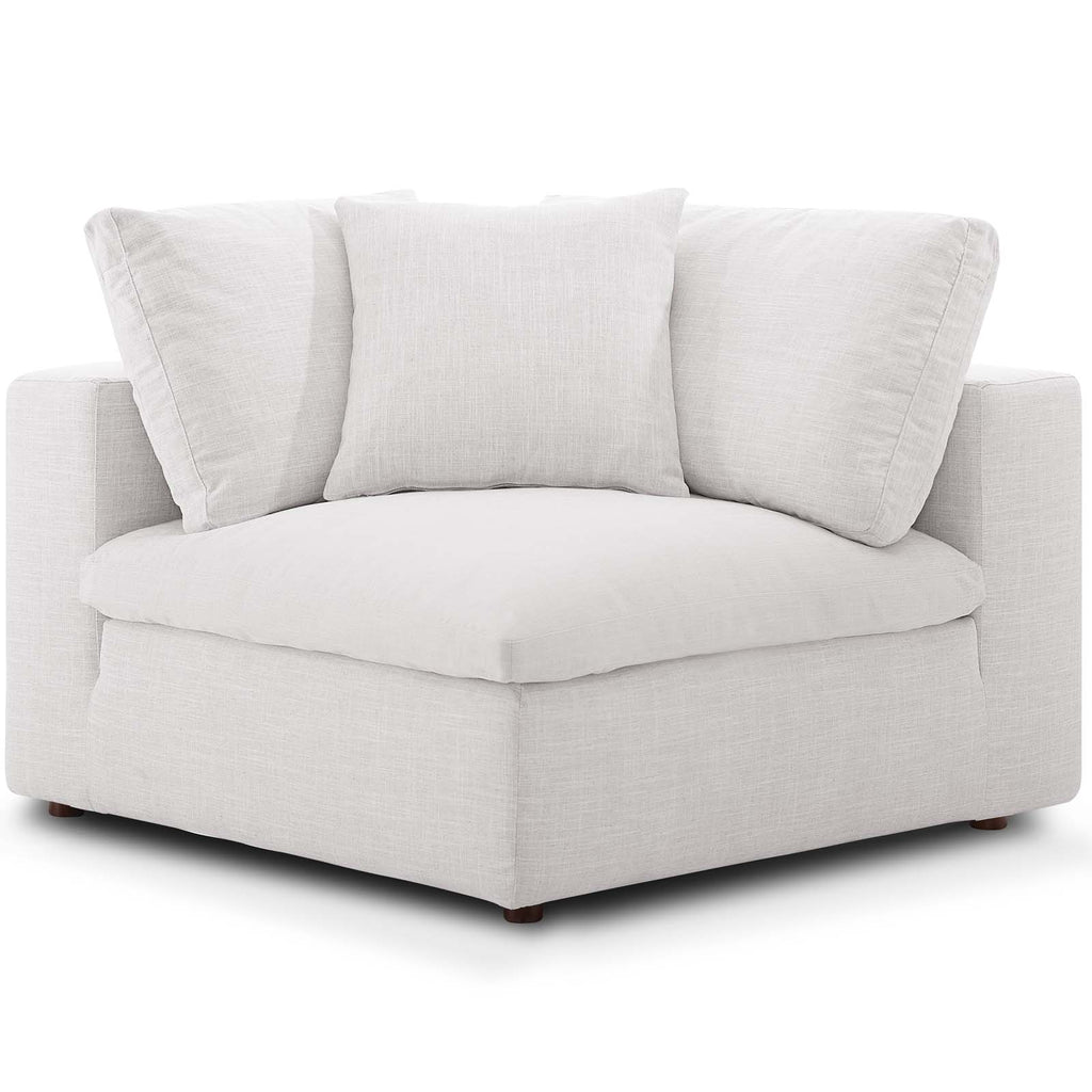 Commix Down Filled Overstuffed 5-Piece Armless Sectional Sofa Beige EEI-3360-BEI