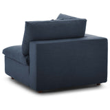 Commix Down Filled Overstuffed 6 Piece Sectional Sofa Set Azure EEI-3361-AZU