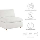 Modway Furniture Commix Down Filled Overstuffed 6-Piece Sectional Sofa XRXT Pure White EEI-3362-PUW