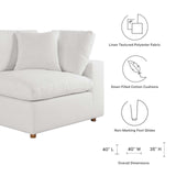 Modway Furniture Commix Down Filled Overstuffed 6-Piece Sectional Sofa XRXT Pure White EEI-3362-PUW