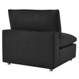 Modway Furniture Commix Down Filled Overstuffed 8-Piece Sectional Sofa XRXT Black EEI-3363-BLK