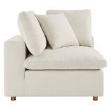 Modway Furniture Commix Down Filled Overstuffed 8-Piece Sectional Sofa XRXT Light Beige EEI-3363-LBG