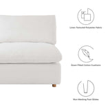 Modway Furniture Commix Down Filled Overstuffed 8-Piece Sectional Sofa XRXT Pure White EEI-3363-PUW