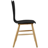 Cascade Dining Chair Set of 4 Black EEI-3380-BLK