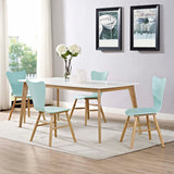 Cascade Dining Chair Set of 4 Light Blue EEI-3380-LBU