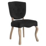 Array Dining Side Chair Set of 2 Black EEI-3381-BLK