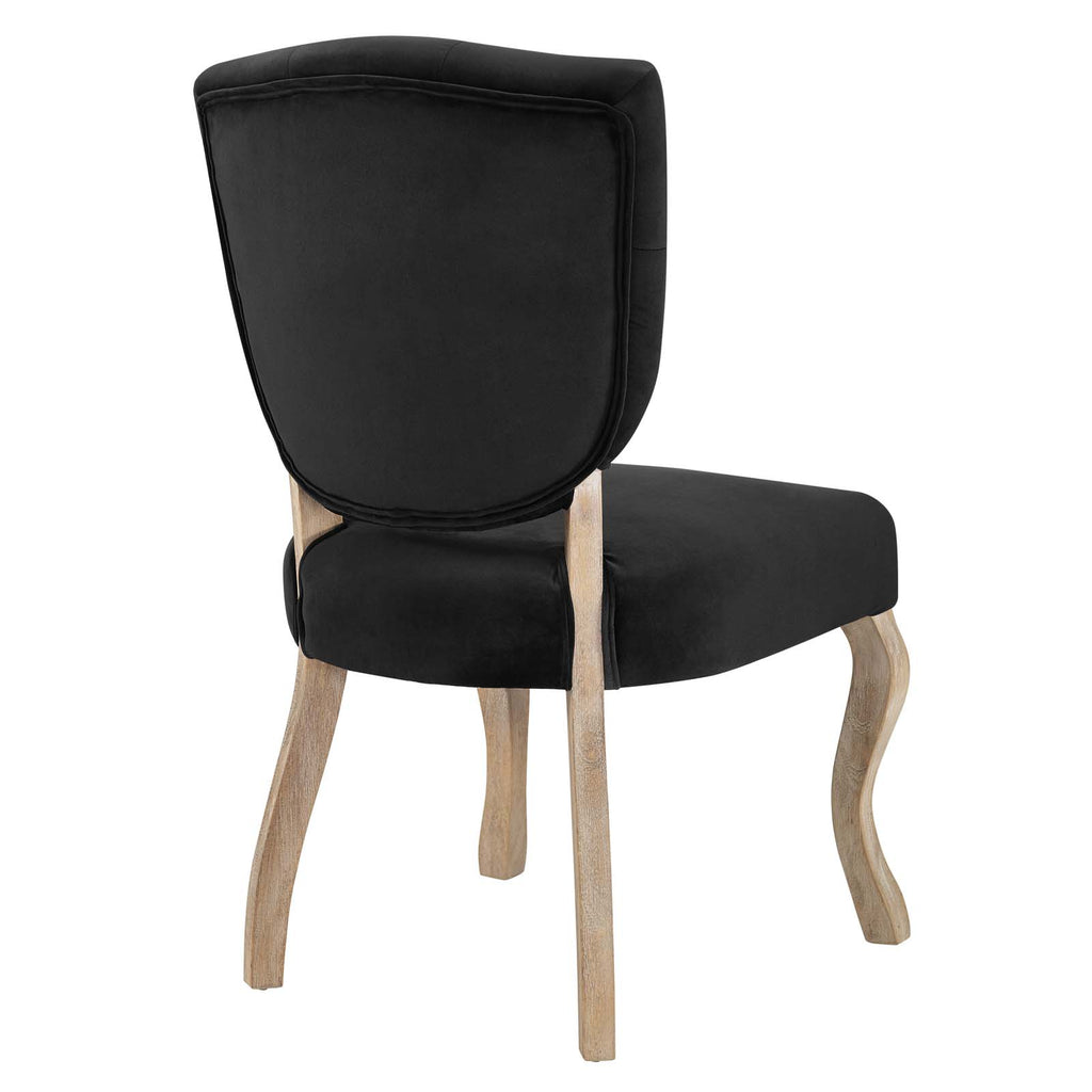 Array Dining Side Chair Set of 2 Black EEI-3381-BLK