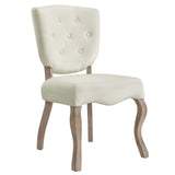 Array Dining Side Chair Set of 2 Ivory EEI-3381-IVO