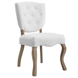Array Dining Side Chair Set of 2 White EEI-3383-WHI