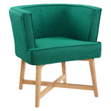 Anders Upholstered Fabric Accent Chair Teal EEI-3432-TEA