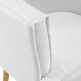 Anders Upholstered Fabric Accent Chair White EEI-3432-WHI