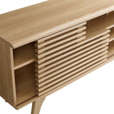 Render 71" Media Console TV Stand Oak EEI-3433-OAK