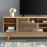 Render 71" Media Console TV Stand Oak EEI-3433-OAK