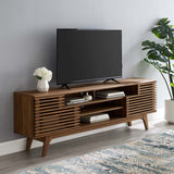 Render 71" Media Console TV Stand Walnut EEI-3433-WAL