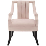 Harken Performance Velvet Accent Chair Pink EEI-3458-PNK