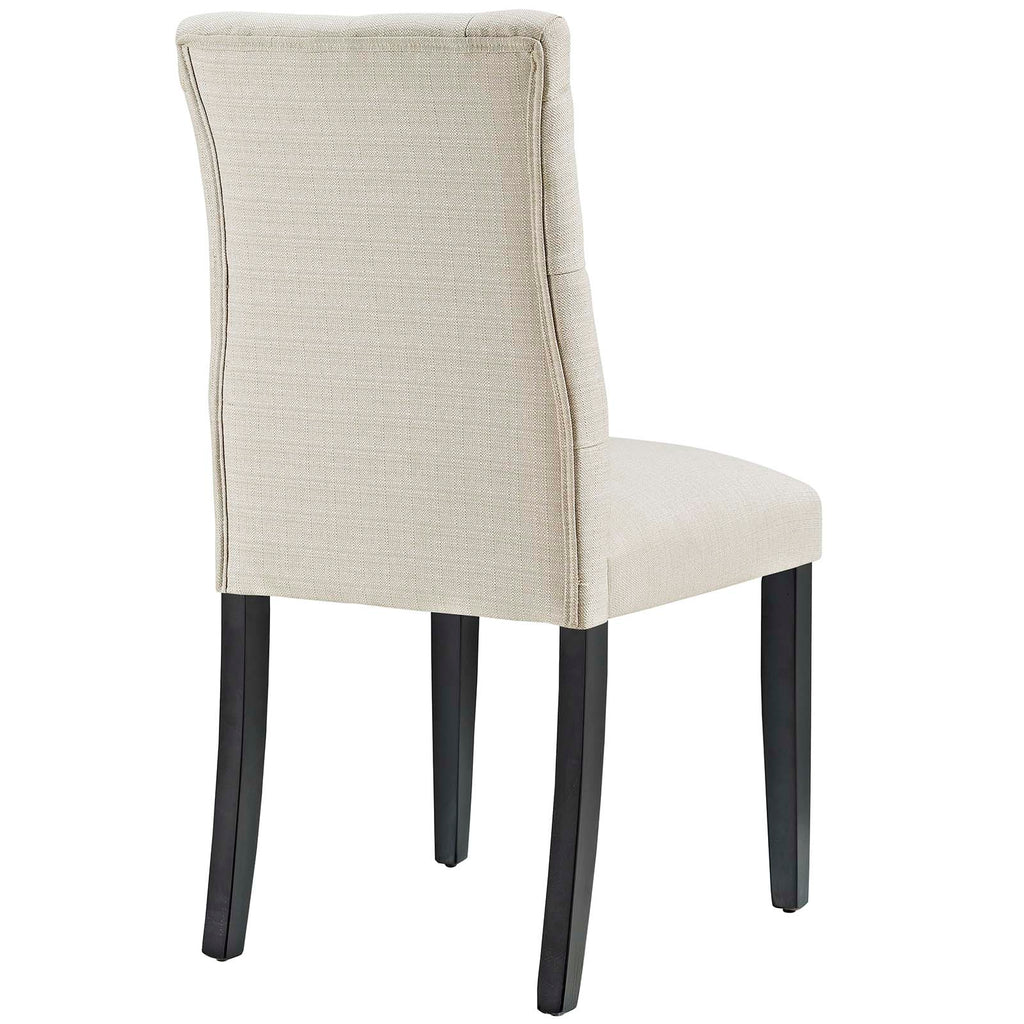 Duchess Dining Chair Fabric Set of 2 Beige EEI-3474-BEI