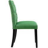 Duchess Dining Chair Fabric Set of 2 Green EEI-3474-GRN